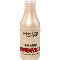 Stapiz Sleek Line Total Care - zestaw do włosów suchych i uwrażliwionych szampon i odżywka 2x300ml