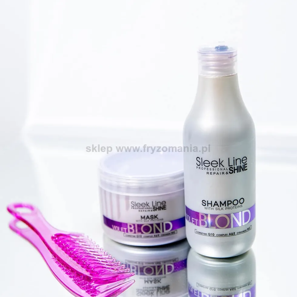 Stapiz Sleek Line Violet Blond szampon neutralizujący do włosów blond 300ml