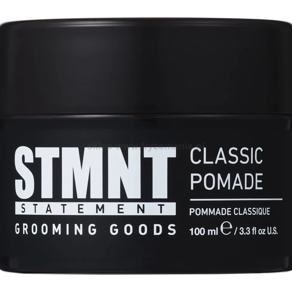 STMNT Classic Pomade, pomada klasyczna o mocnym stopniu utrwalenia do włosów dla mężczyzn 100ml