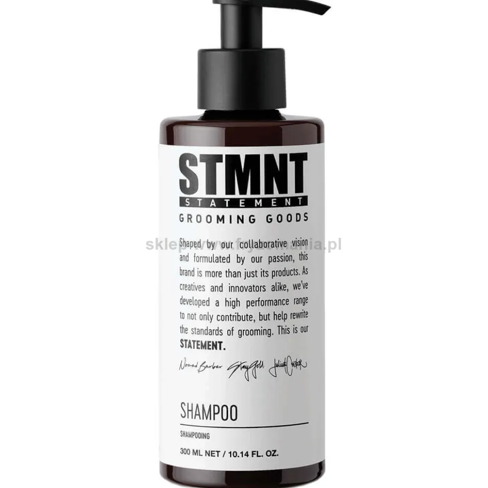 STMNT, szampon z aktywnym węglem dla mężczyzn 300ml