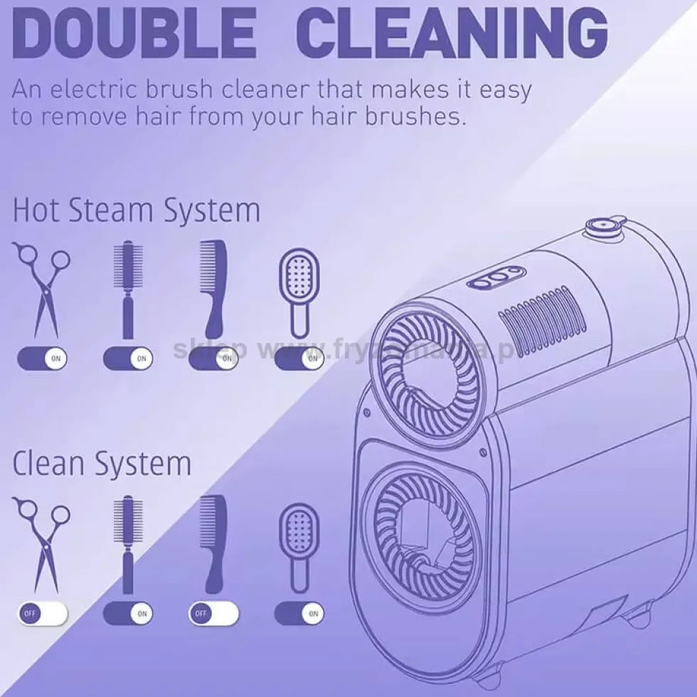 Stylance Clear+Steam Maszyna do czyszczenia szczotek do włosów