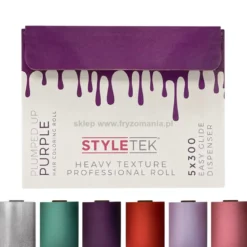 Styletek Heavy Texture Folia fryzjerska do farbowania włosów, różne kolory 91metrów