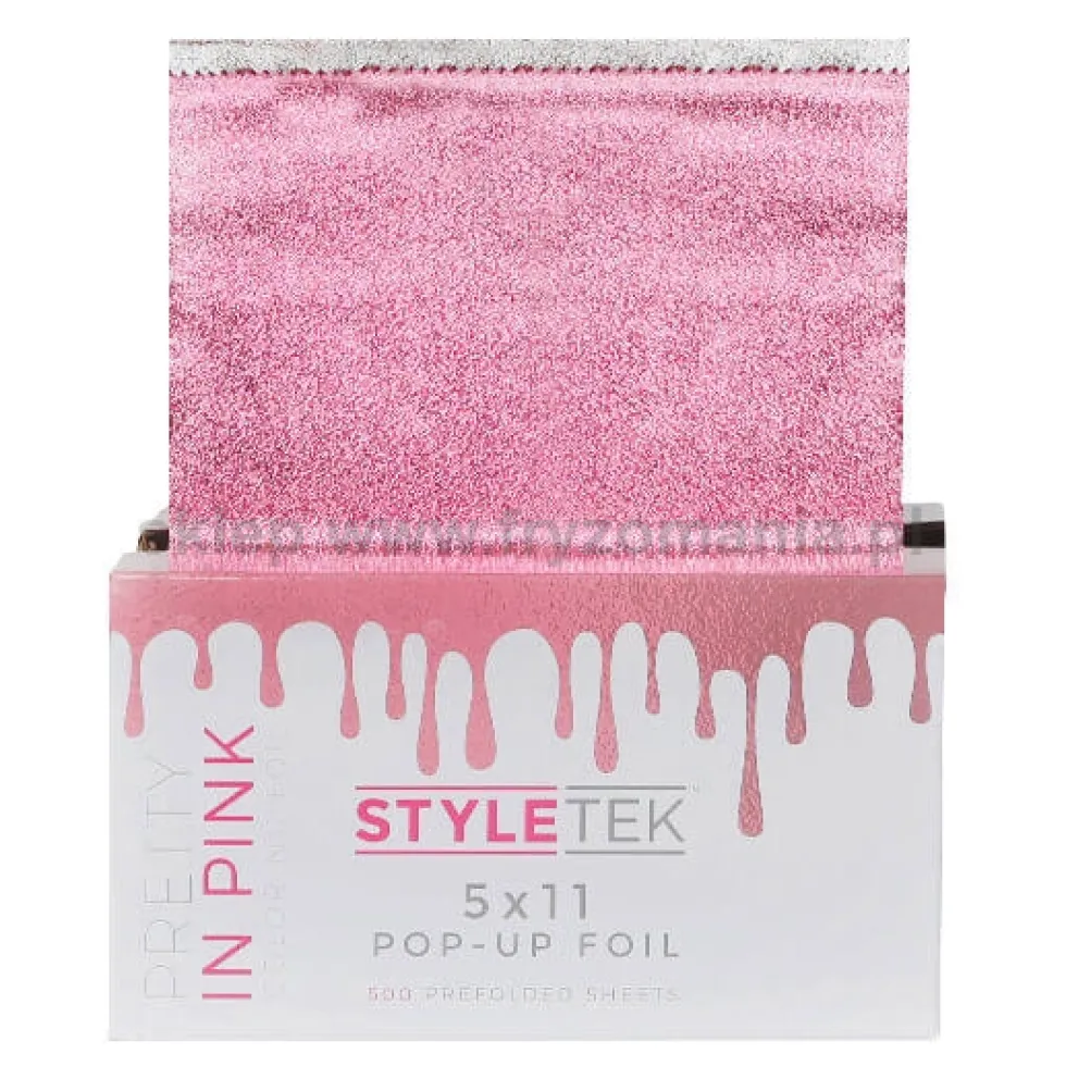 Styletek Pop-up Foil, folia do farbowania włosów, różne kolory 500szt.