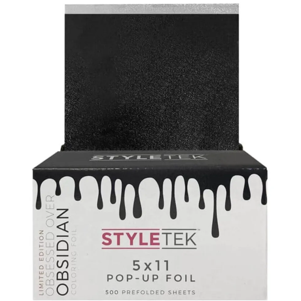 Styletek Pop-up Foil, folia do farbowania włosów, różne kolory 500szt.