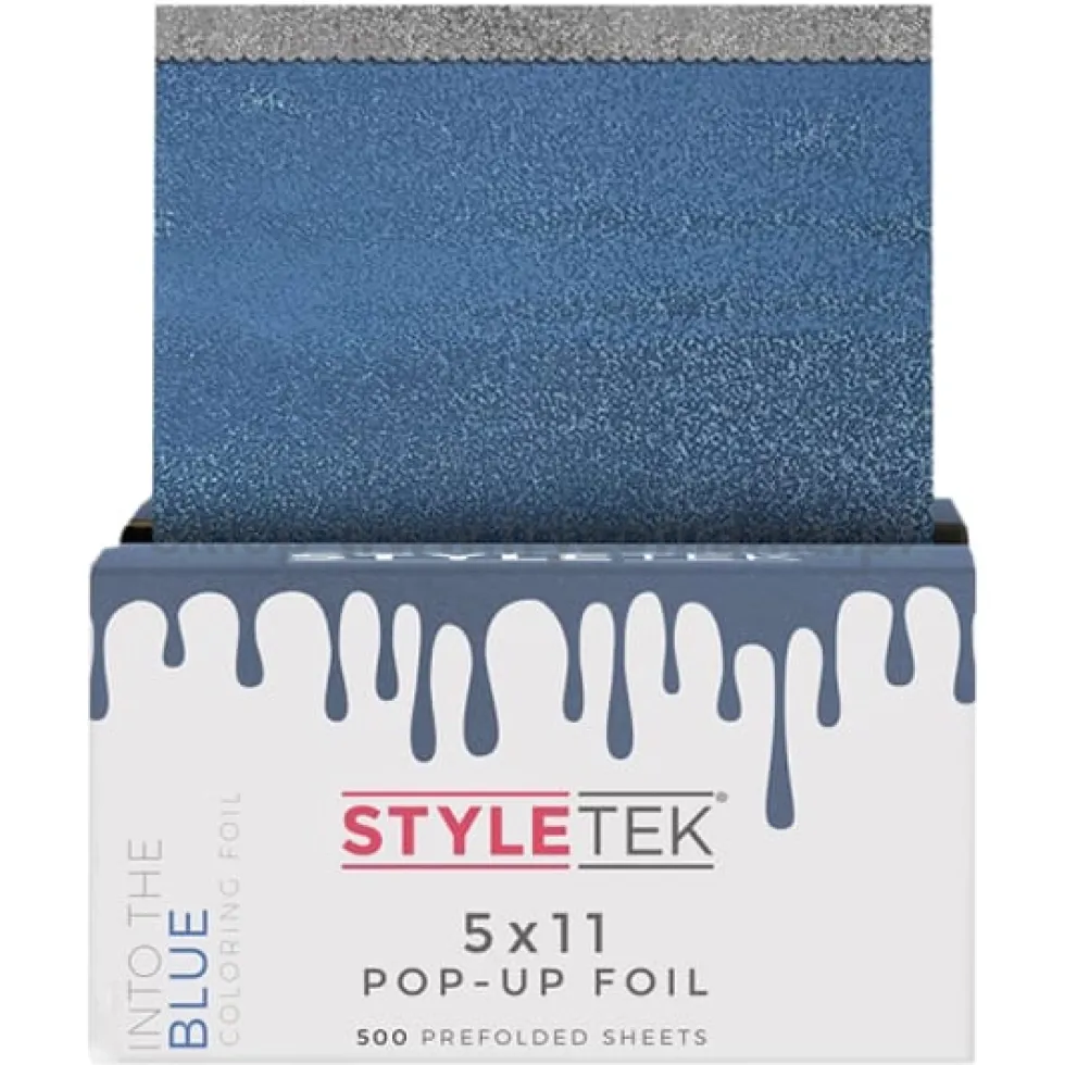 Styletek Pop-up Foil, folia do farbowania włosów, różne kolory 500szt.