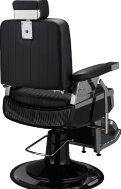 Super Salon DARK Fotel barberski, czarny dostępny w 48H