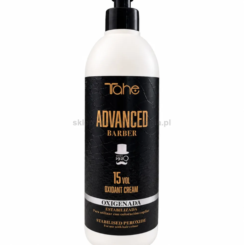 Tahe Advanced Barber oksydant do włosów 4,5% (15vol) 400ml