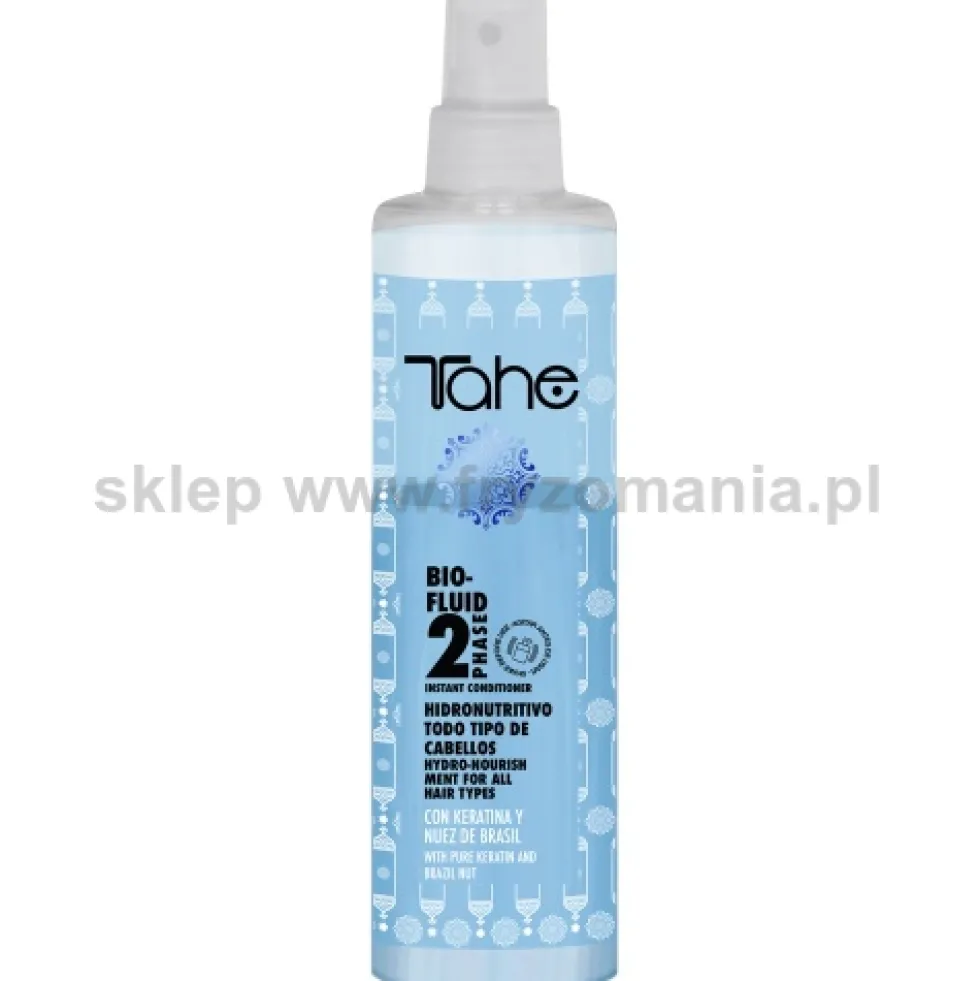 Tahe BIO FLUID 2 PHASE HYDRO Dwufazowa odżywka intensywnie nawilżająca w sprayu do włosów suchych 300ml