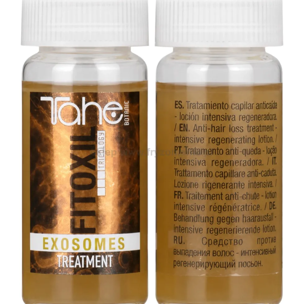 Tahe Botanic Fitoxil Exosomes zestaw przeciw wypadaniu włosów szampon 300ml i ampułki 6x10ml