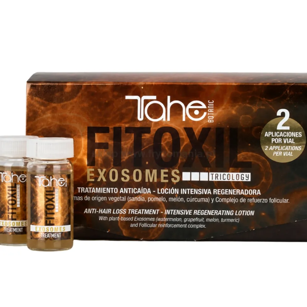 Tahe Botanic Fitoxil Exosomes zestaw przeciw wypadaniu włosów szampon 300ml i ampułki 6x10ml