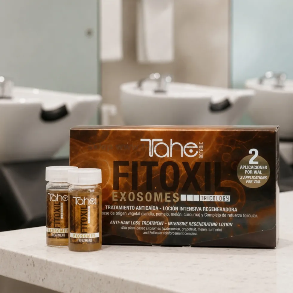 Tahe Botanic Fitoxil Exosomes zestaw przeciw wypadaniu włosów szampon 300ml i ampułki 6x10ml