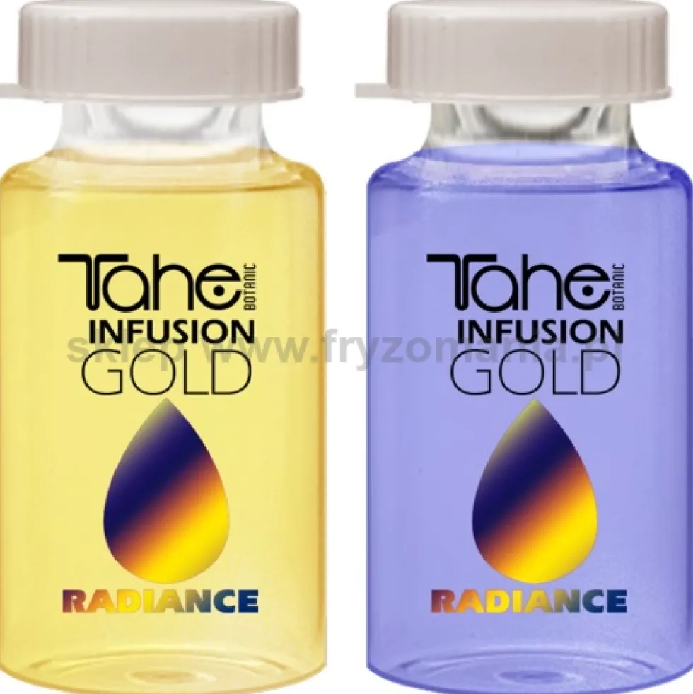 Tahe Infusion Gold Radiance (A+B) kuracja w ampułkach do włosów blond 2x10ml