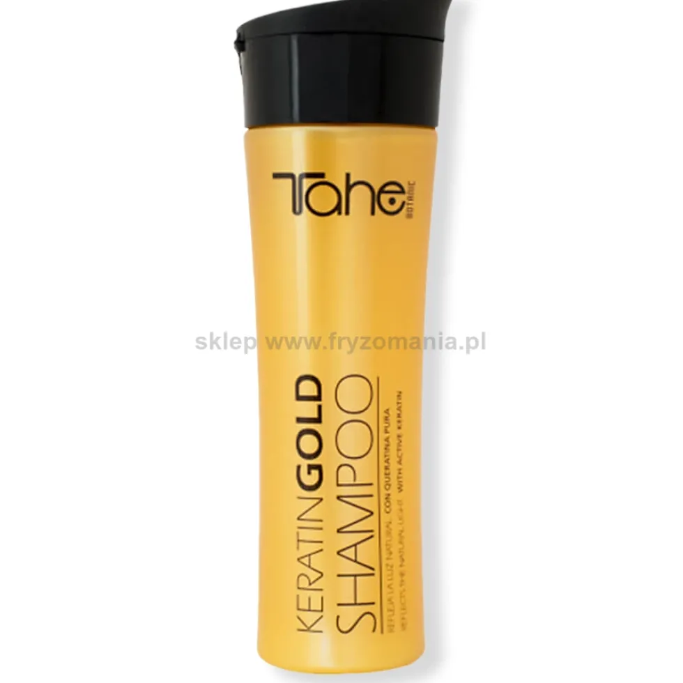 Tahe Keratin Gold Szampon regenerujący do włosów rozjaśnianych i zniszczonych 300ml