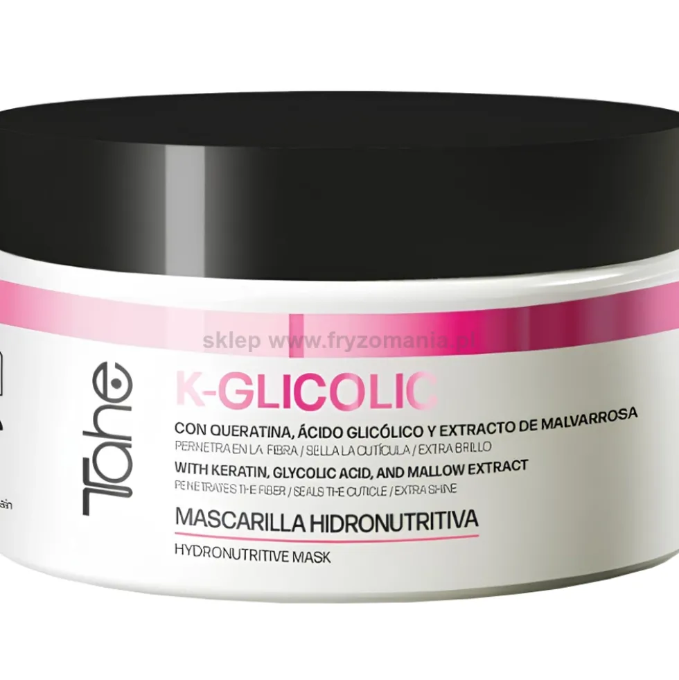 Tahe K-Glicolic Hydronutritive Maska do włosów z keratyną 300ml