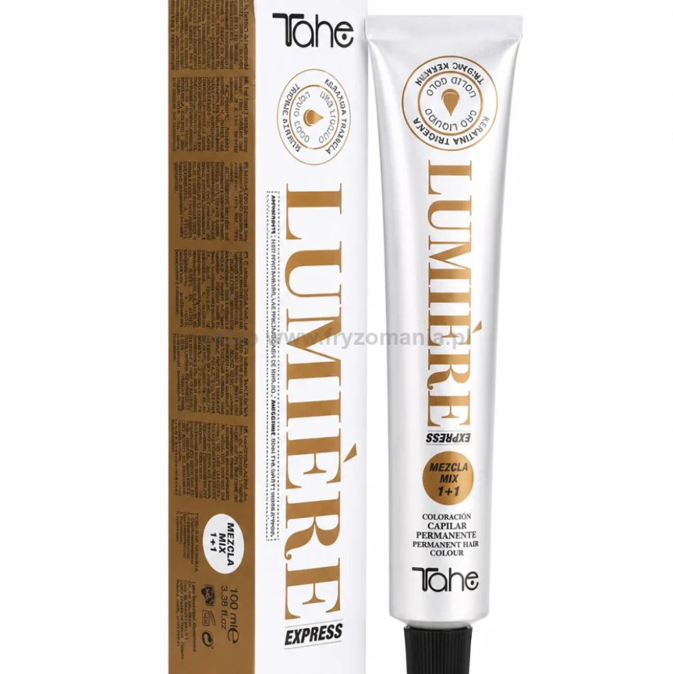 Tahe Lumiere Express farba, odsiwiacz do włosów dla mężczyzn 100ml