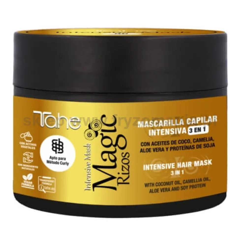 Tahe Magic Rizos Intensive 3w1 Maska intensywnie odżywiająca do włosów kręconych 300ml