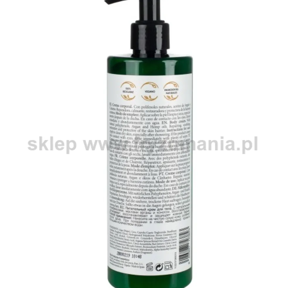 Tahe Nature Body Balsam do ciała z polifenolami, olejkiem arganowym, konopnym 400ml