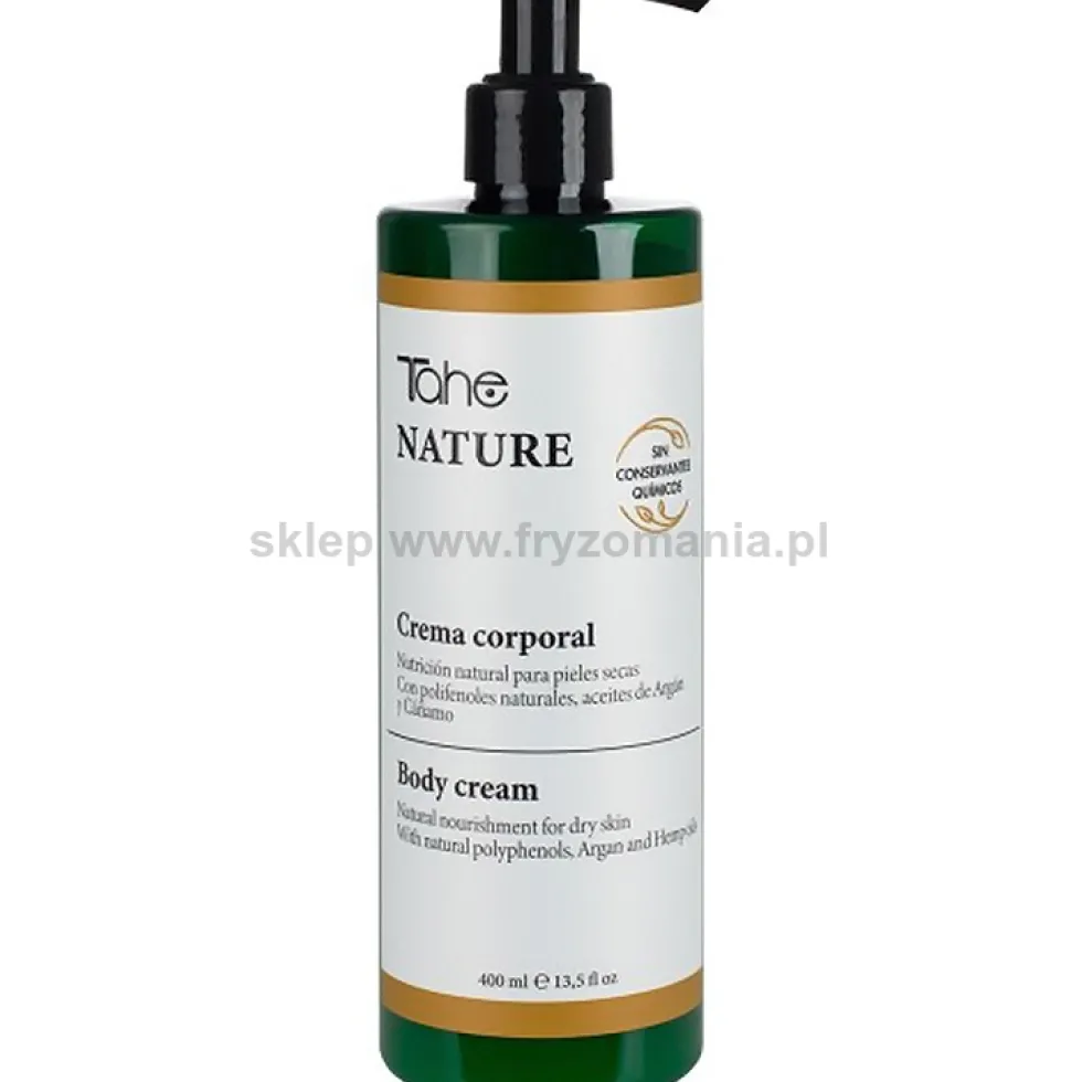 Tahe Nature Body Balsam do ciała z polifenolami, olejkiem arganowym, konopnym 400ml