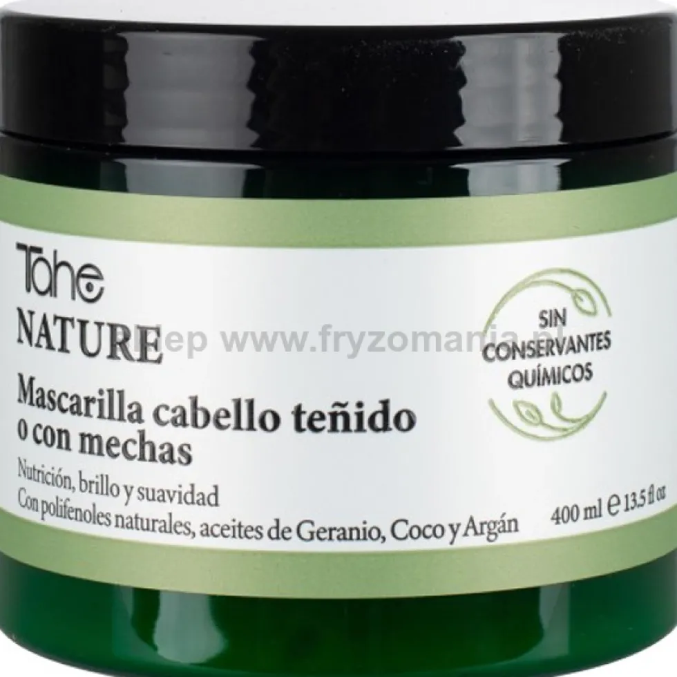 Tahe Nature Coloured Maska do włosów farbowanych 400ml