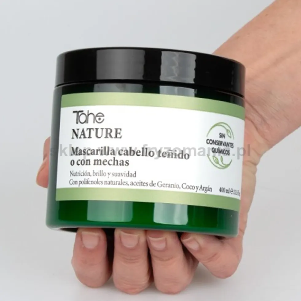 Tahe Nature Coloured Maska do włosów farbowanych 400ml