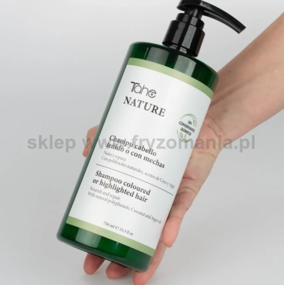 Tahe Nature Coloured Szampon do włosów farbowanych bez siarczanów 750ml