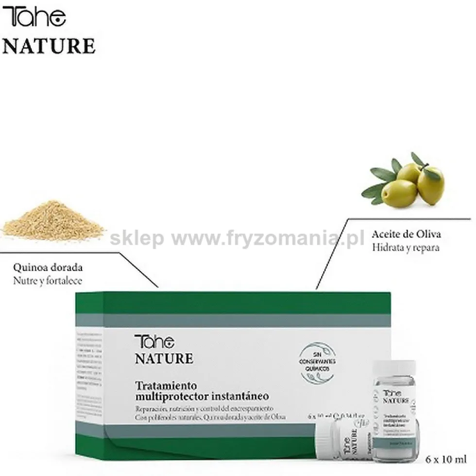 Tahe Nature Multiprotector Kuracja / ampułki do włosów 6x10ml