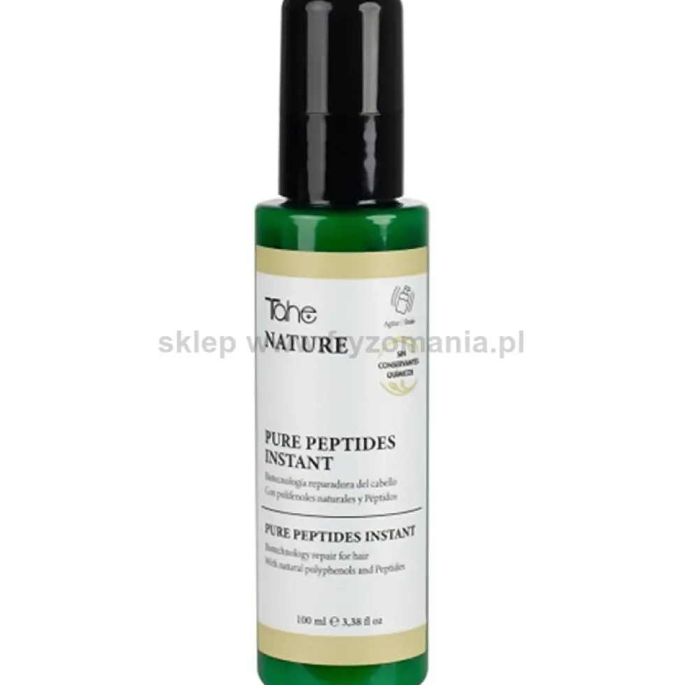 Tahe Nature Pure Peptides Kuracja do włosów zniszczonych i łamliwych 100ml