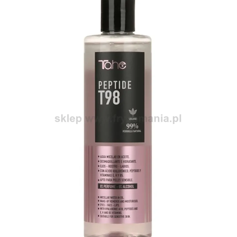 Tahe Peptide T98 Płyn micelarny do demakijażu twarzy, oczu i ust 300ml
