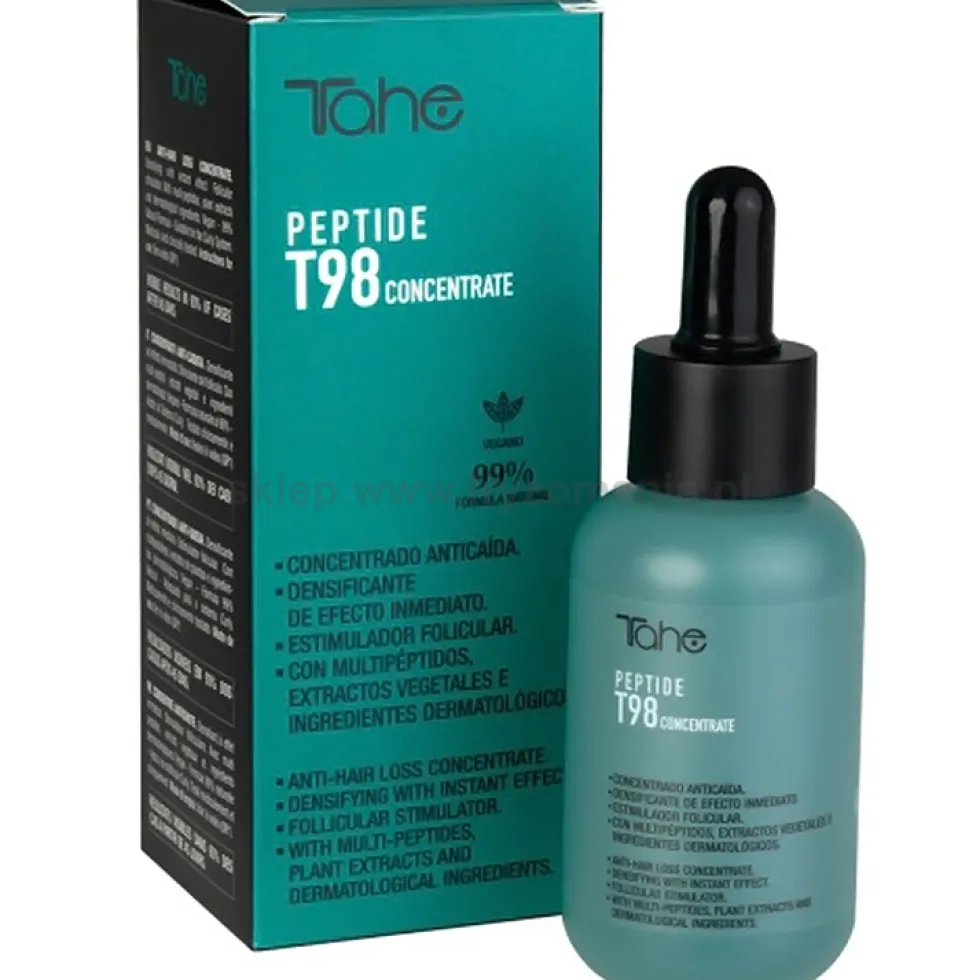 Tahe Peptide T98 - zestaw przeciw wypadaniu włosów, szampon 300ml i koncentrat 50ml