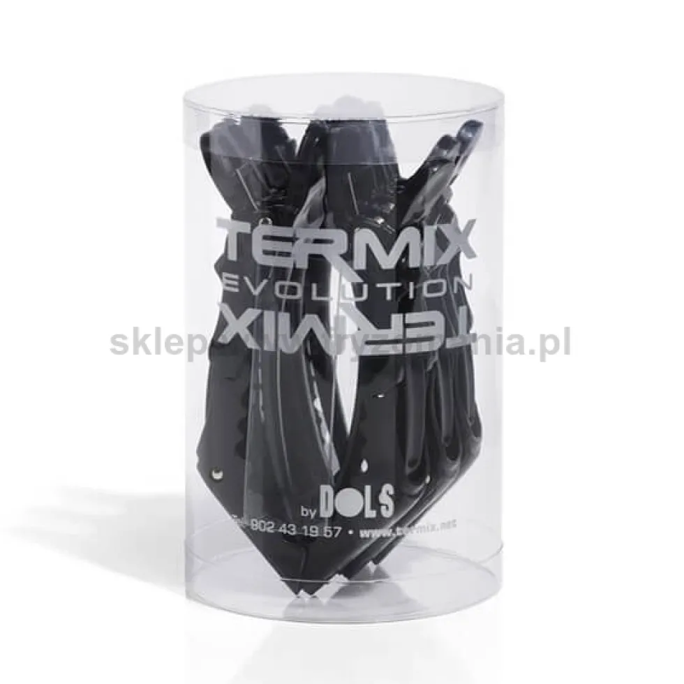 Termix Glossy Finish Klipsy fryzjerskie do włosów 6szt