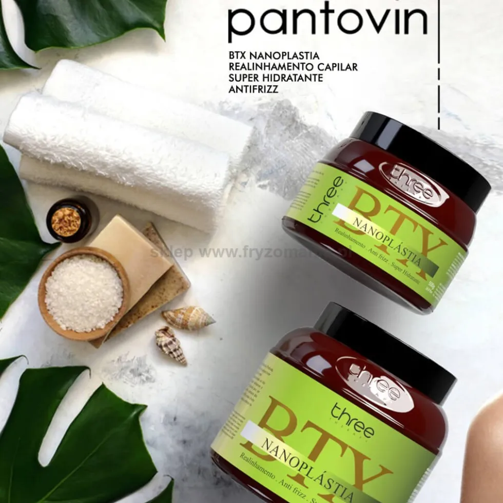 Three Therapy Nanoplastia BTX Botox Kuracja prostowania włosów 1000g