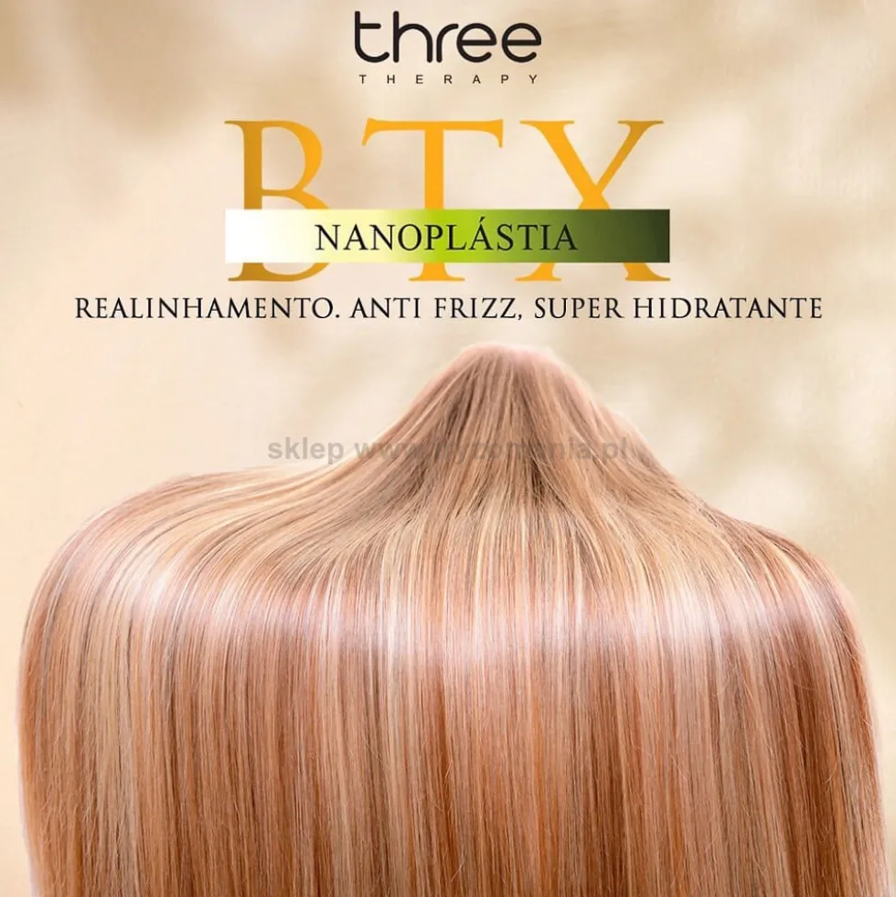 Three Therapy Nanoplastia BTX Botox Kuracja prostowania włosów 1000g
