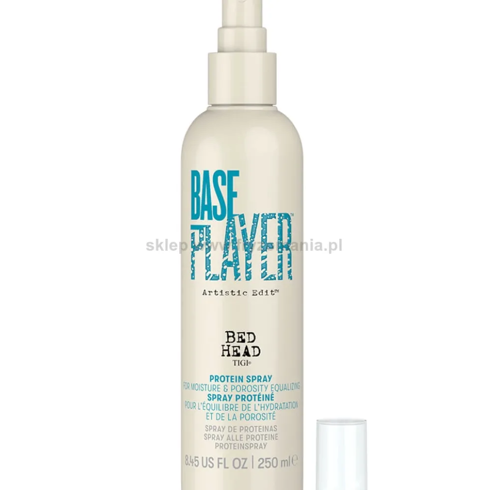 Tigi Bed Head Artistic Edit Base Player Spray nawilżający i wyrównujący porowatość do włosów z proteinami 250ml