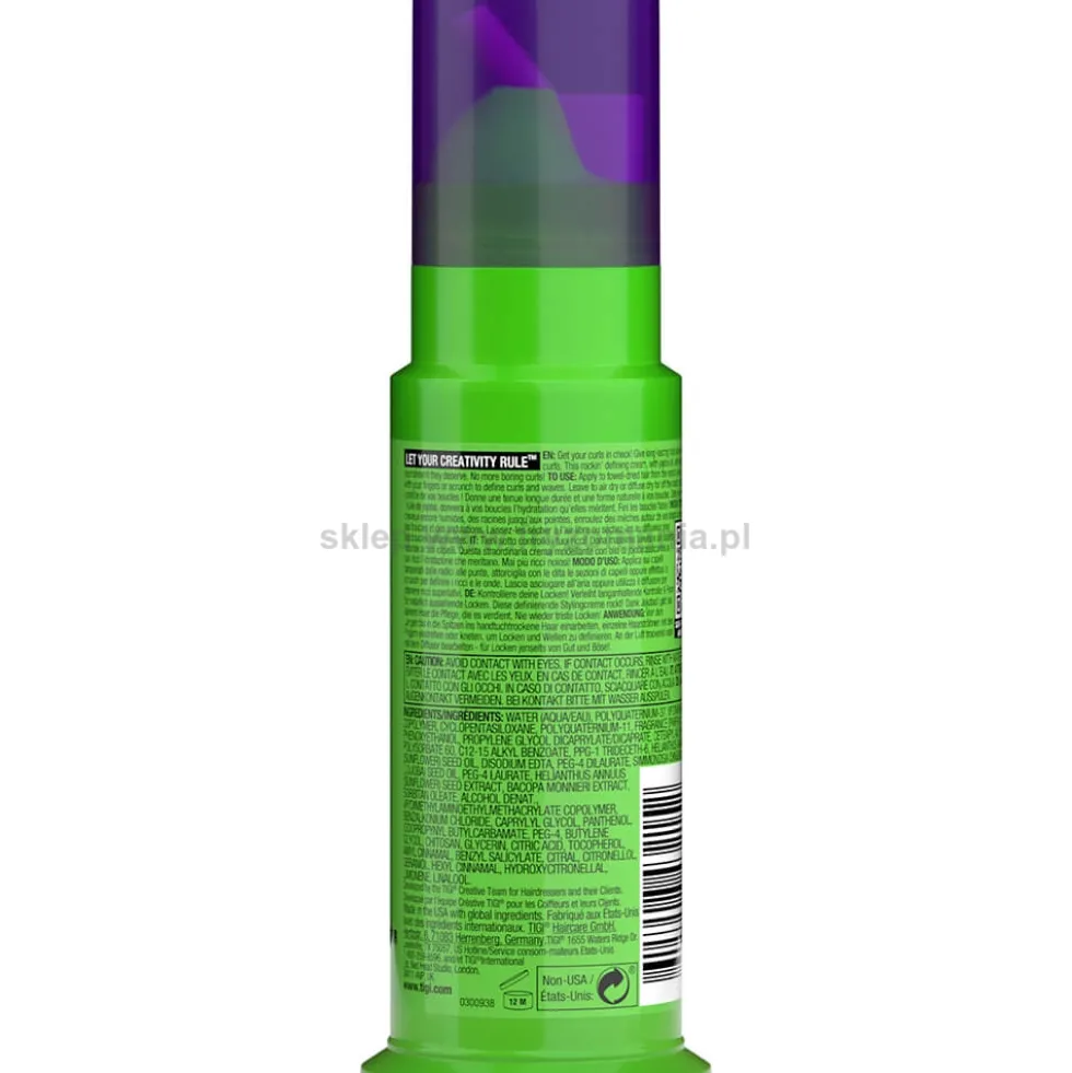 Tigi Bed Head Curls Rock Amplifier Krem do loków i włosów kręconych 113ml