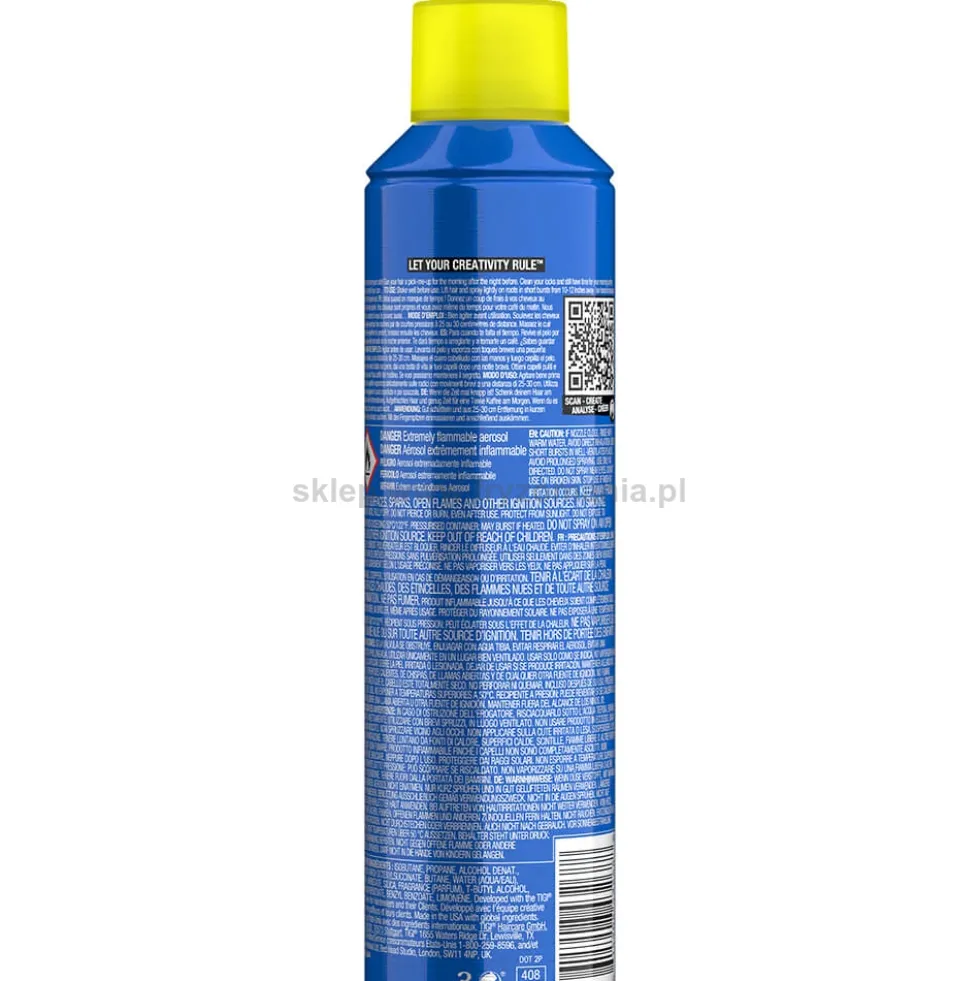 Tigi Bed Head Dirty Secret Suchy szampon odświeżający włosy 300ml