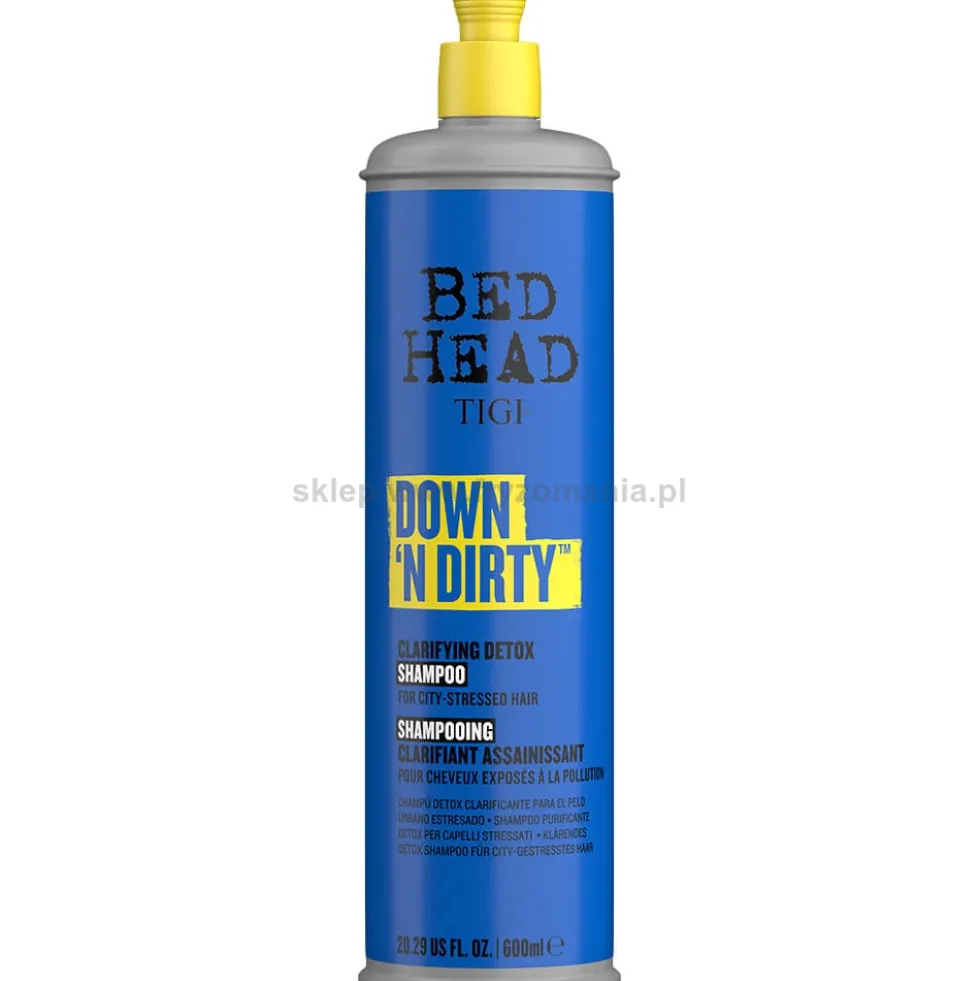Tigi Bed Head Down'n Dirty Detox Szampon oczyszczający do włosów 600ml