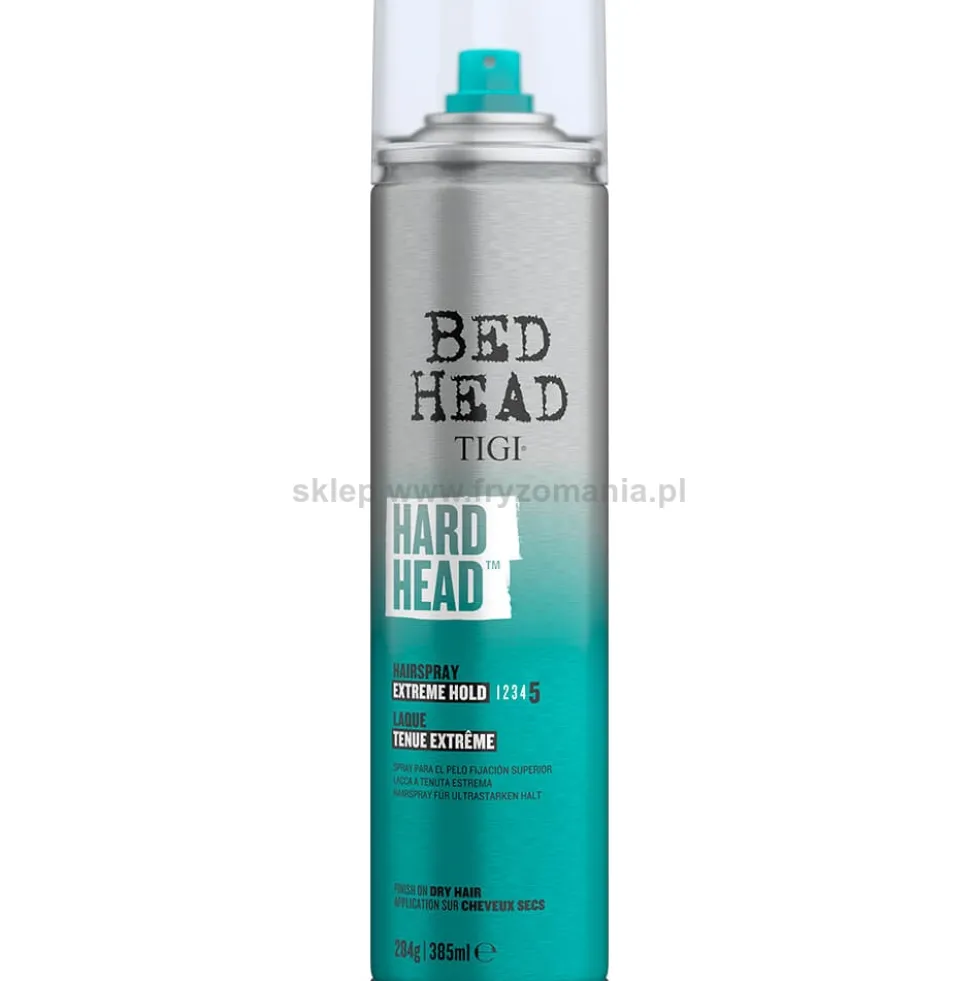 Tigi Bed Head Hard Head Lakier do włosów o bardzo mocnym stopniu utrwalenia 385ml