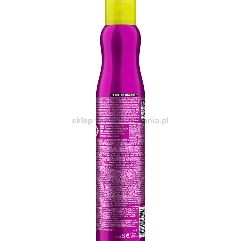 Tigi Bed Head Queen For a Day Spray dodający objętość do włosów cienkich i delikatnych 311ml