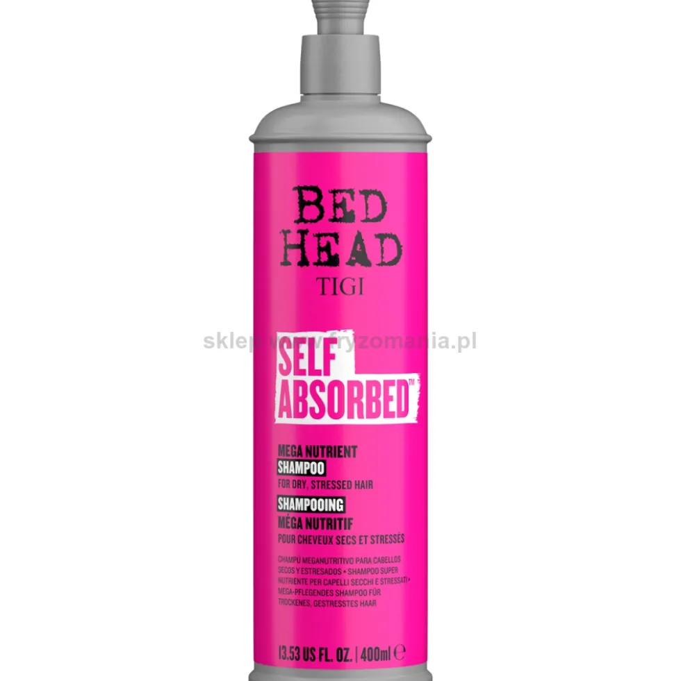 Tigi Bed Head Self Absorbed Szampon do włosów suchych i zniszczonych 400ml