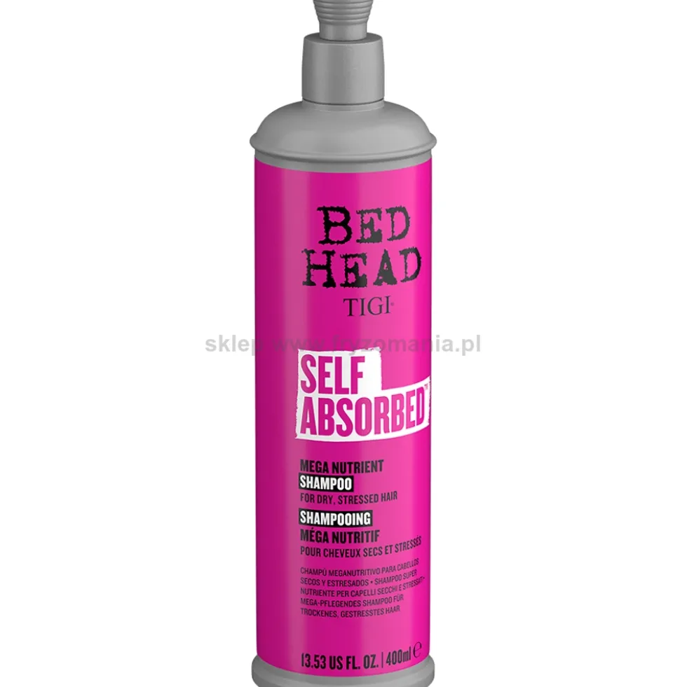 Tigi Bed Head Self Absorbed Szampon do włosów suchych i zniszczonych 400ml