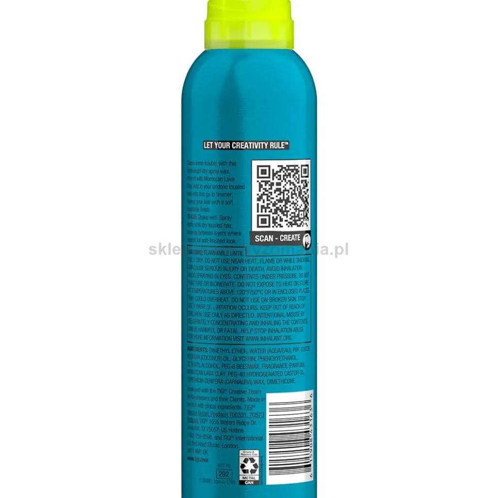 Tigi Bed Head Trouble Marker Wosk w sprayu do stylizacji włosów 200ml