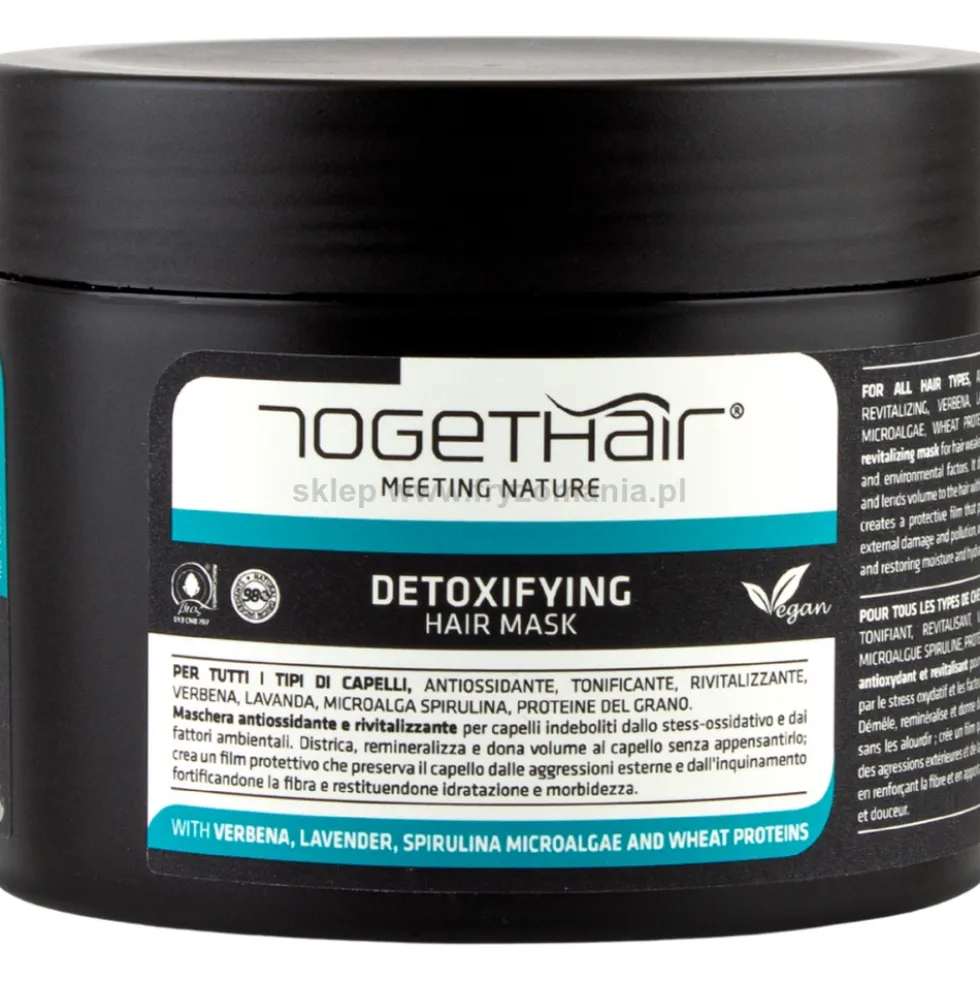 Togethair Detoxifying Maska oczyszczająca do włosów i skóry głowy 500ml