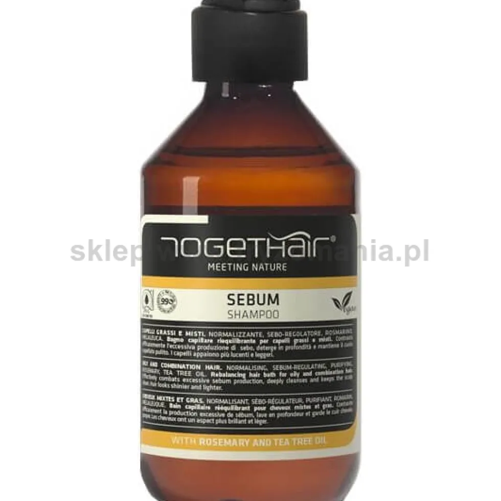 Togethair Sebum Naturalny szampon oczyszczający włosy tłuste i mieszane 250ml