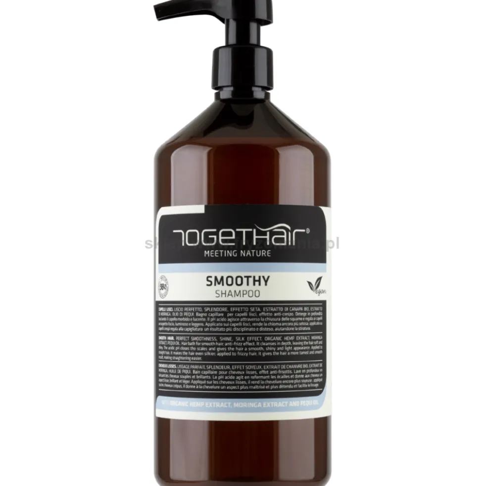 Togethair Smoothy Szampon wygładzający do włosów prostych i puszących się 1000ml