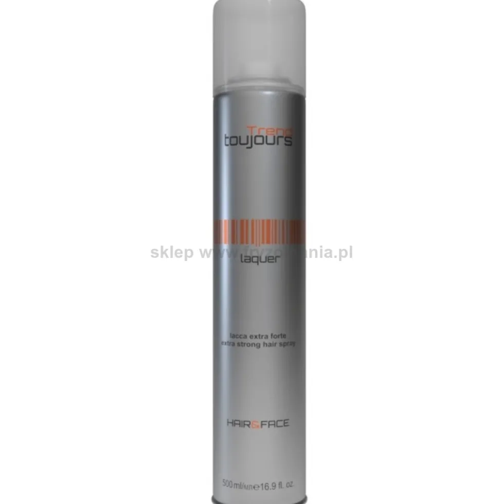 Trend Toujours Hair&Face Laquer Extra Strong Lakier do włosów bardzo mocny 500ml