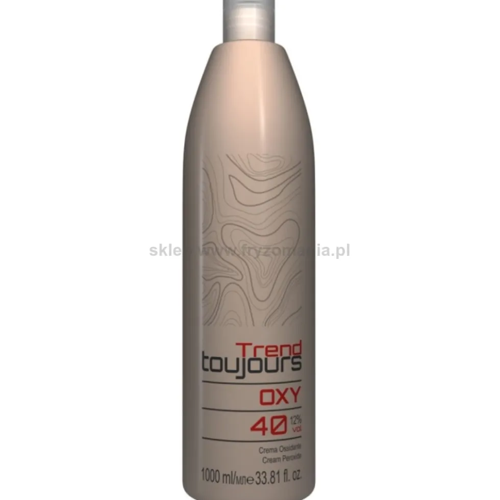 Trend Toujours Oxy Cream Peroxide Oksydant do farb 3%, 6%, 9%, 12% 1000ml