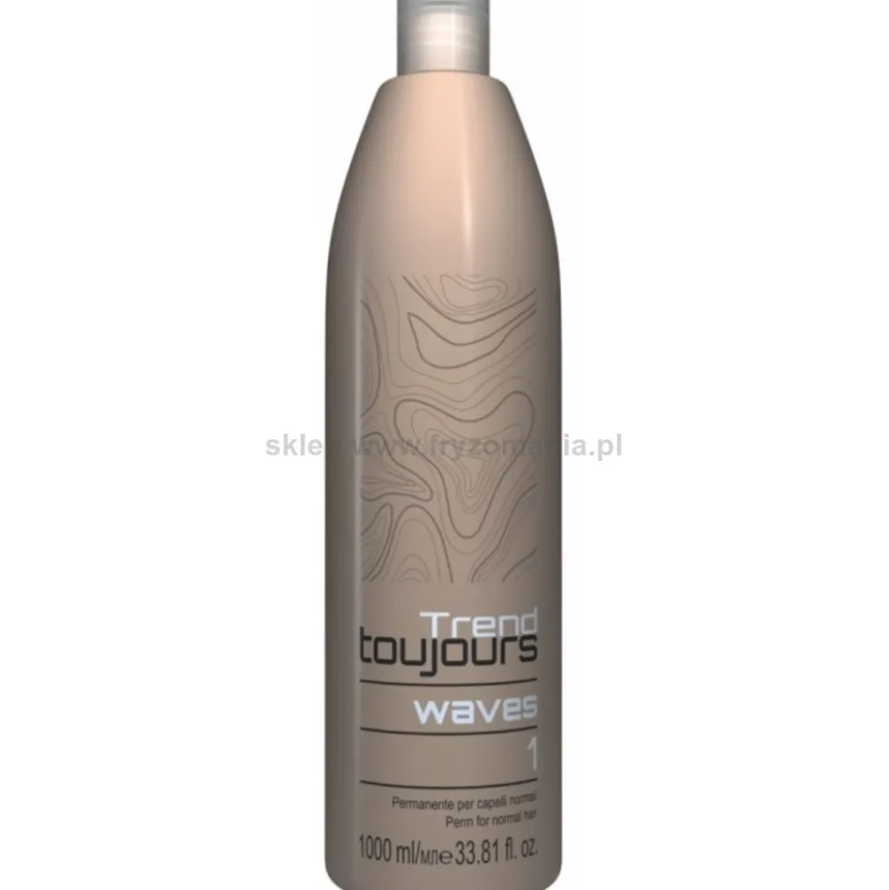 Trend Toujours Waves 1 Normal / 2 Weak Płyn do trwałej ondulacji włosów 1000ml