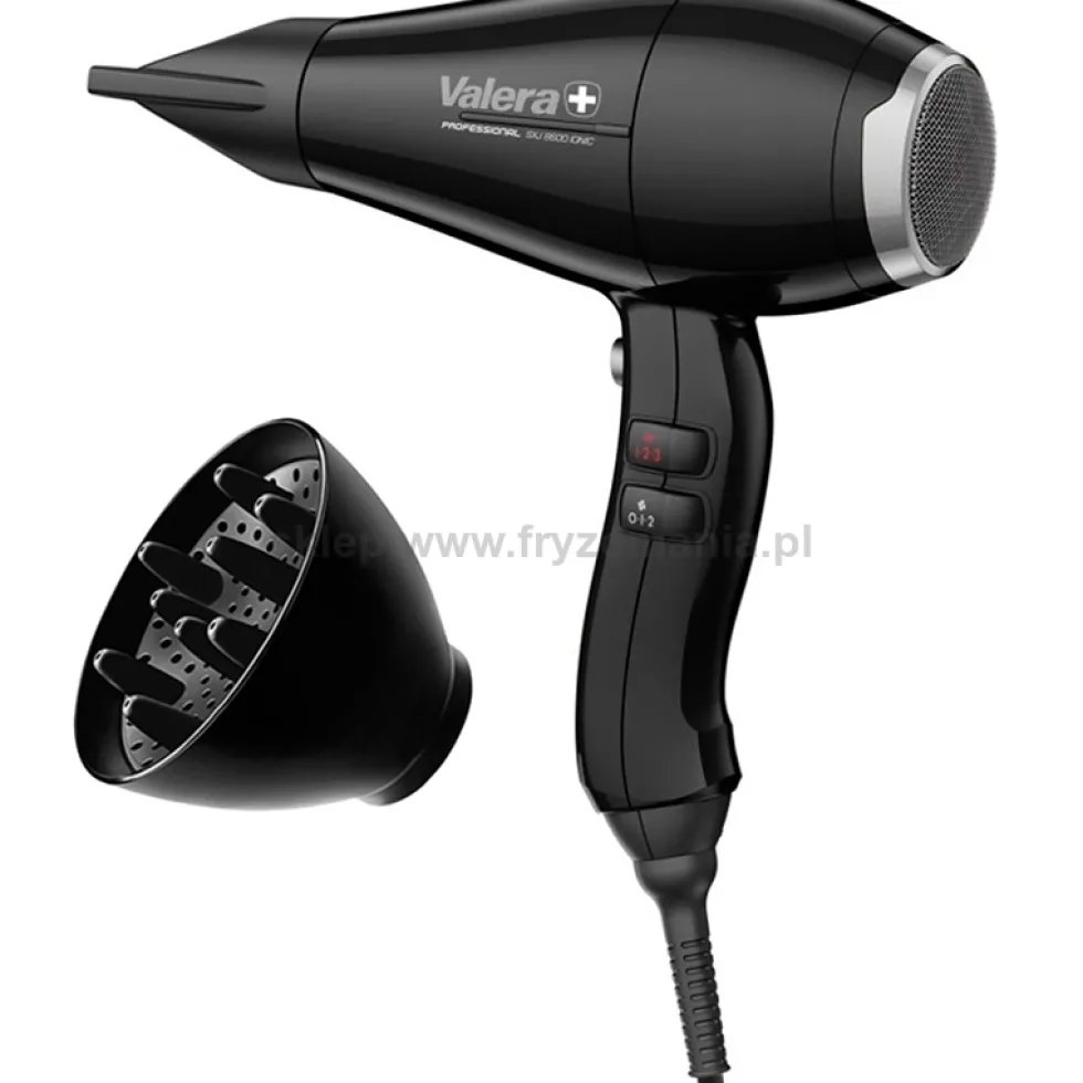 Valera Swiss Silent Jet 8600 Ionic Suszarka do włosów z jonizacją, czarna 2400W