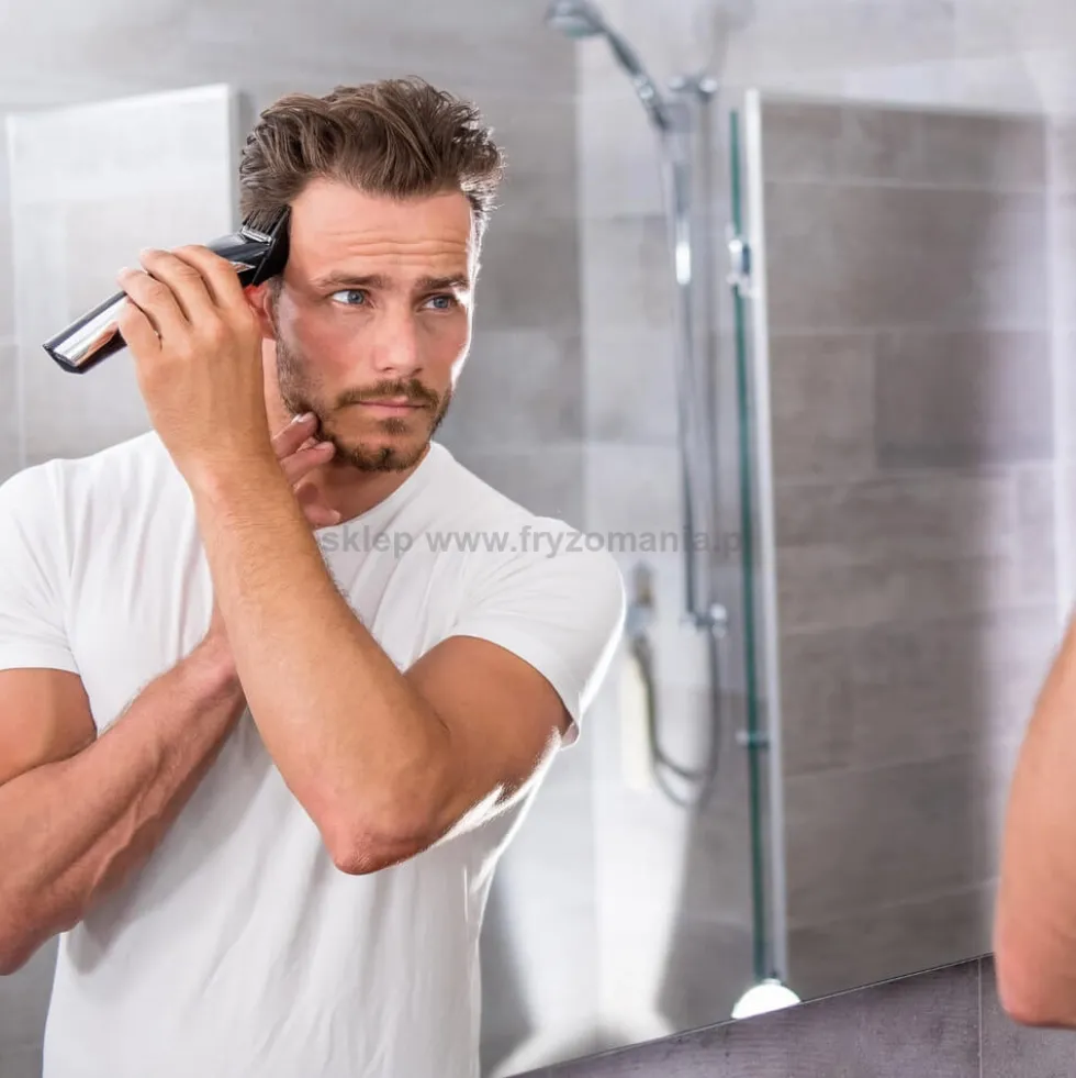 Wahl Home Haircut & Beard, trymer hybrydowy do strzyżenia, przewodowy/bezprzewodowy z wyświetlaczem LCD