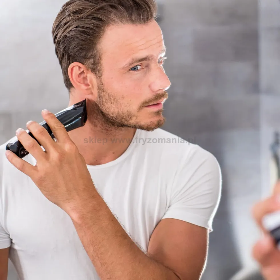 Wahl Home Haircut & Beard, trymer hybrydowy do strzyżenia, przewodowy/bezprzewodowy z wyświetlaczem LCD